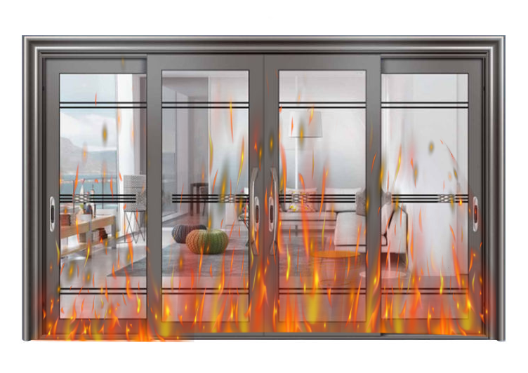The working principle of fireproof glass door, what advantages does it have?